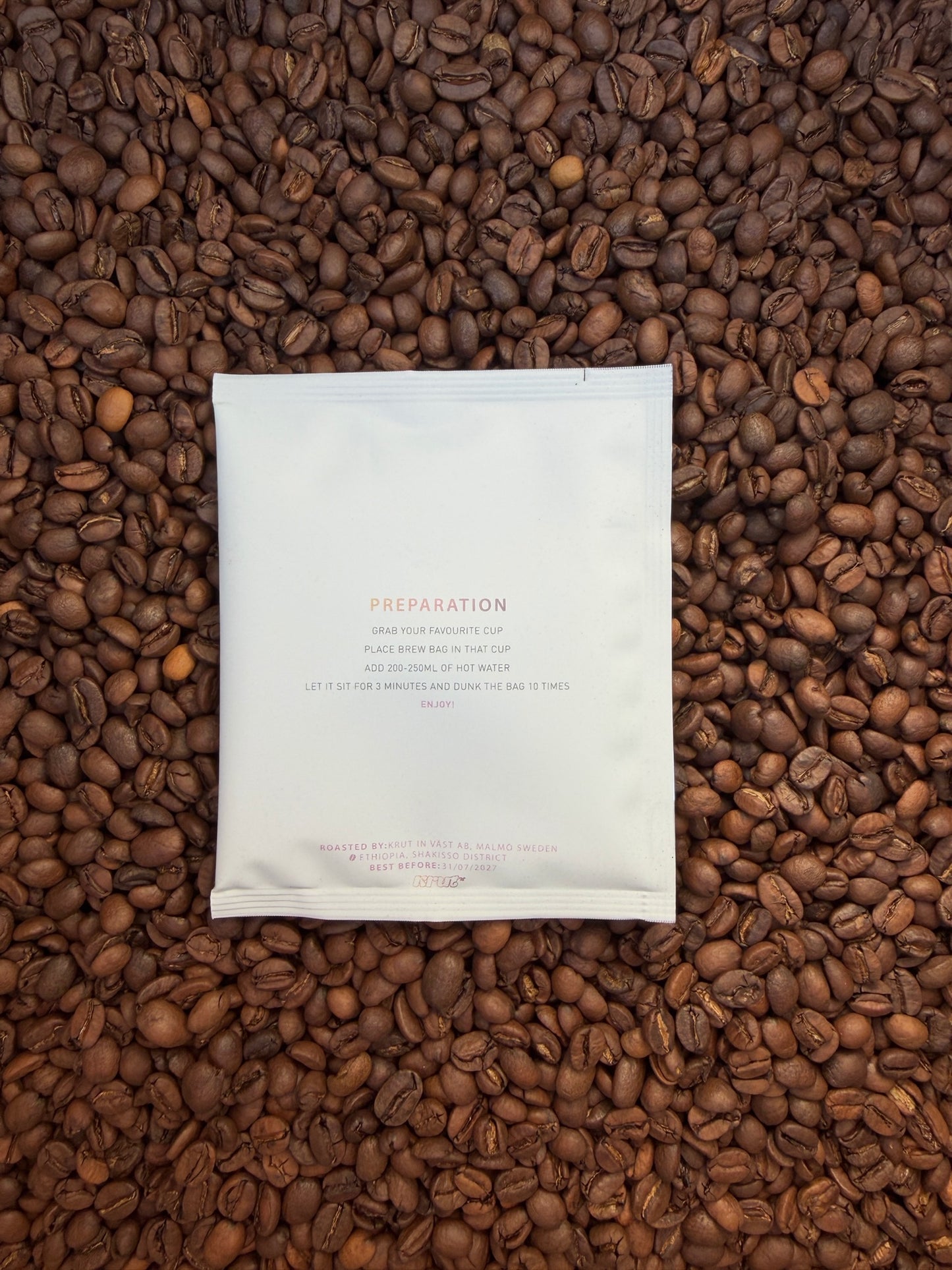 Dip style coffee